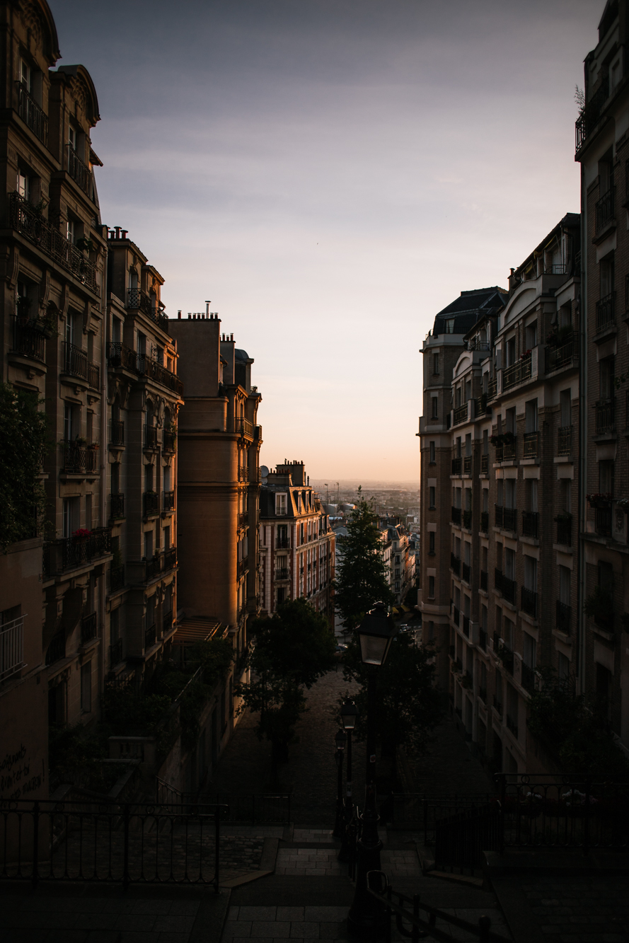 Montmatre - Sacre Coeur - Sunrise in Paris